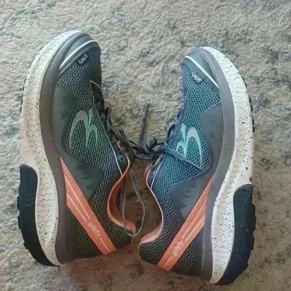 Gravity Defyer Women's Gray Salmon Mighty Walk Orthopedic Walking Sneaker 8.5 - Picture 7 of 14